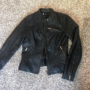 Women’s Black Leather Jacket